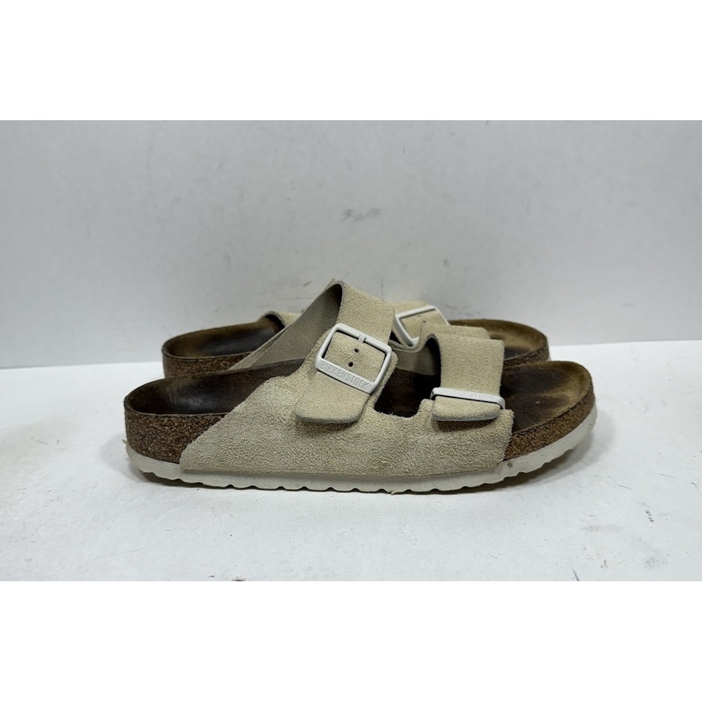Birkenstock Arizona Women's Size 8 N Suede Soft Footbed Sandal Oyster